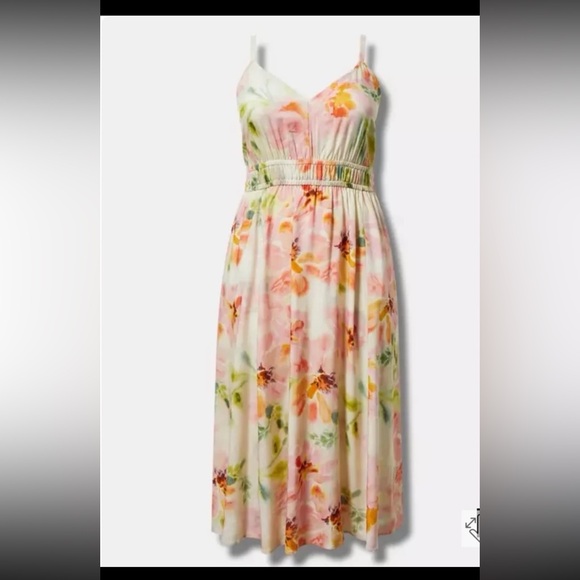 Torrid Floral Midi V-Neck Dress
size 3 or 3XL - Picture 7 of 12